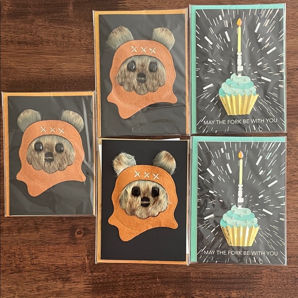 5 Star Wars Disney birthday cards - Picture 1 of 12